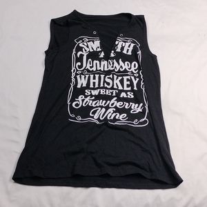Tennessee whiskey sleeveless women's small sized top